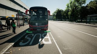 Fernbus Simulator MAN Lions Coach L 3RD Gen TREFF HOTEL PANORAMA  WURZBURG Gameplay [upl. by Whitman]