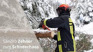 Schneechaos im RheingauTaunus Die Aufräumarbeiten laufen [upl. by Lennon]