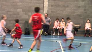 Basketwedstrijd benjamins A Houtem  Wezenvrienden 13022016 [upl. by Deidre10]