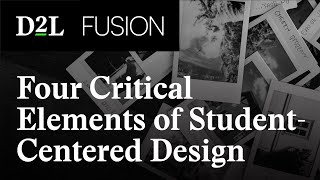 A Recipe for Impact Four Critical Elements of StudentCentered Design [upl. by Damha]