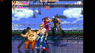 Streets of Rage Z Megamix OpenBoR Gameplay with Kyo beta test [upl. by Ataliah]