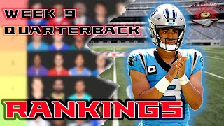 Week 9 QB Rankings Fade em Love em  Lineup Decisions  2023 Fantasy Football [upl. by Dex]