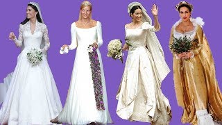 The most beautiful royal wedding dresses [upl. by Jedidiah]