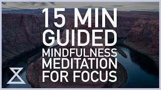 15 Minute Guided Meditation for Focus [upl. by Akimas278]