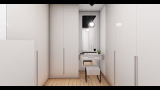 DRESSING ROOM DESIGN INTERIOR IDEAS  LUMION RENDER [upl. by Barlow]