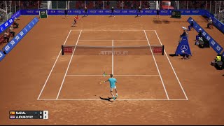 Rafa Nadal vs Duje Ajduković ATP Båstad 24 1080x60 fps AO International Tennis [upl. by Dunkin]