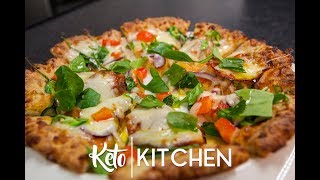 Fathead Pizza Dough  Keto Kitchen  Keto Friendly Pizza Recipe low carb diet [upl. by Mesics934]