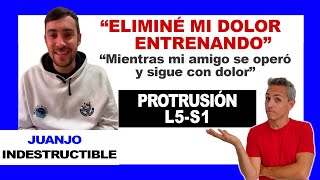 ELIMINÉ el Dolor entrenando pero mis amigos operándose No Pudieron Juanjo protrusión [upl. by Jd]