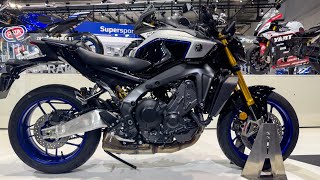 Yamaha MT09 SP Motorcycle 2024 Exterior Interior Walkaround [upl. by Ahsatel]