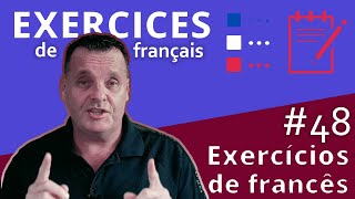 Trouvez les questions  Exercícios GRATIS de Françês  Gramática  48 [upl. by Lose]