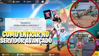 CORRE COMO BAIXAR JOGAR E COLOCAR O CÓDIGO NO NOVO SERVIDOR AVANÇADO DO FREE FIRE OB45 [upl. by Marnie]