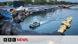 Paris 2024 Olympics Men’s triathlon postponed over poor water quality  BBC News [upl. by Ok]