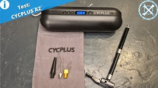 CYCPLUS A2 Luftpumpe  Wie lange braucht sie für verschiedene Reifenarten [upl. by Nero]