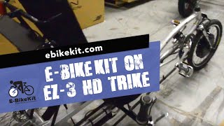 EBike Kit  Converting an Electric SunSeeker EZ3 HD with a 500w Heavy Duty from EBike Kit [upl. by Prunella]