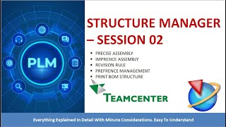 Teamcenter  Structure Manager  Session 2  Check Description [upl. by Dnomaid]