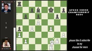 Magnus Carlsen vs Tuan Minh Le Speed Chess Championship 2024 game 2 [upl. by Syst]