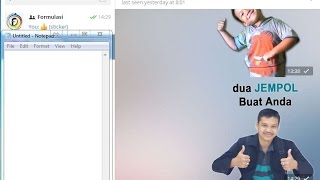 Cara Membuat Stiker Telegram Lengkap  Create stickers for Telegram Messenger [upl. by Gustavus871]
