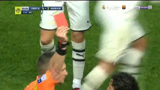 Neymar Jr Red Card vs Bordeaux [upl. by Bushweller595]