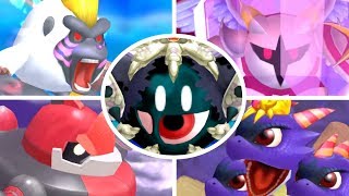 Kirbys Return to Dreamland  All Bosses 3 Player [upl. by Imaon706]