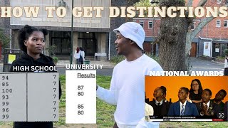 HOW I GOT Distinctions in Matric and University [upl. by Leagiba]