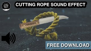 Cutting Rope Sound Effect [upl. by Anaes900]