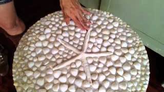 How to make a Seashell mosaic table [upl. by Chung475]