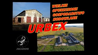 URBEX  Wielkie opuszczone gospodarstwo hodowlane  Eksploracja  film z drona [upl. by Amehsyt]