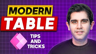 Working with Modern Table Control in Power Apps Tips amp Tricks [upl. by Seale]