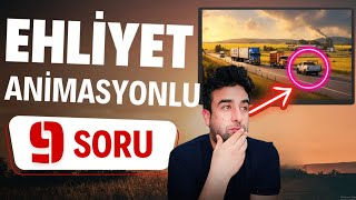 Ehliyet Sınavını Geçmek İçin İzlemeniz Gereken Video 🎓 Animasyonlu Soru Çözümü [upl. by Shirl77]