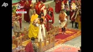 Bhutan King Marries in Elaborate Ceremony [upl. by Shem]