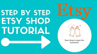 How To Start An Etsy Shop For Beginners  Etsy Store Setup Tutorial [upl. by Mendoza]