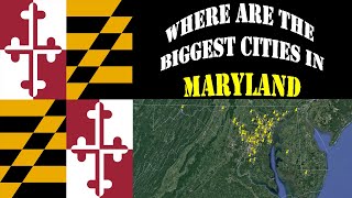 Maryland Top 100 Cities  2024 Population Estimates [upl. by Eolhc]