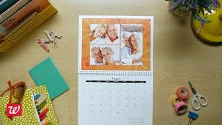 Create Personalized Wall Calendars at Walgreens [upl. by Natek]