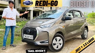 DATSUN RediGo  ₹352 Lakh Budget Car  Detailed Tamil Review [upl. by Adiel222]