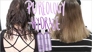 PUREOLOGY HYDRATE REVIEW  FAST HEALTHY HAIR GROWTH [upl. by Beeson]