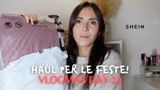 HAUL PER LE FESTE SHEIN  VLOGMAS 23  maria silvestro [upl. by Lladnor485]