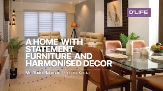 Modern Apartment Interior Design at TATA Tritvam Kochi  DLIFE Home Interiors [upl. by Airdna552]