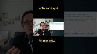 Lecture critique de la littérature existante [upl. by Idleman]