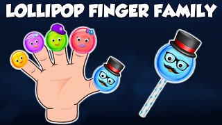 Lollipop Fingers Family  Fingers Family Song  Nursery Rhymes  Nursery Rhymes With Lyrics [upl. by Karlis562]