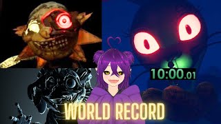 PRACTICING FOR WORLD RECORD Vtuber Speedruns FNAF Security Breach [upl. by Leoj]