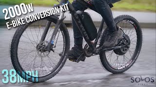 SolosBikes  2000w eBike Conversion Kit  60s Trailer [upl. by Ummersen]