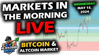 MARKETS in the MORNING 5172024 Bitcoin 66200 Market Goes Green DXY 104 Gold 2400 [upl. by Leif]