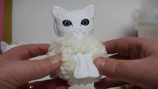 Cat Pompom  How to make a cat pompom with Lisey Designs [upl. by Judas]