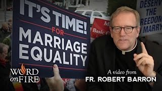 Bishop Barron on Gay Marriage amp the Breakdown of Moral Argument [upl. by Dennie]