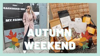 AUTUMN WEEKEND  CRYSTAL SHOPPING IN BRIGHTON RUNNING ERRANDS amp COWDRAY ESTATE HAMPER [upl. by Imoyn801]