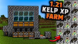 Simple 121 Kelp XP Farm in Minecraft Bedrock MCPEXboxPSSwitchPC‏ [upl. by Sanjiv]