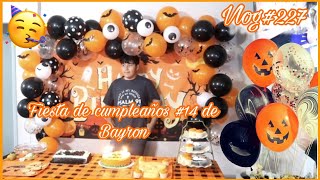 🥳🧡CELEBRANDO EL CUMPLEAÑOS 14 DE MI BAYRON🎉🥰  FAMILIA VARELA 💕 [upl. by Euk]