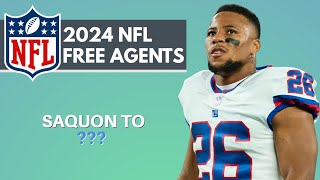 NFL Free Agency Predictions Rumors amp News 2024 OFFENSIVE PLAYERS [upl. by Latrina298]