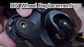 Broken Luggage Wheel DIY Replacement [upl. by Helge]