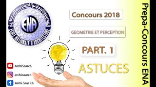 Correction du concours 2018 GEOMETRIE ET PERCEPTION Part1 تصحيح مباراة 2018 الجزء الاول [upl. by Vi9]